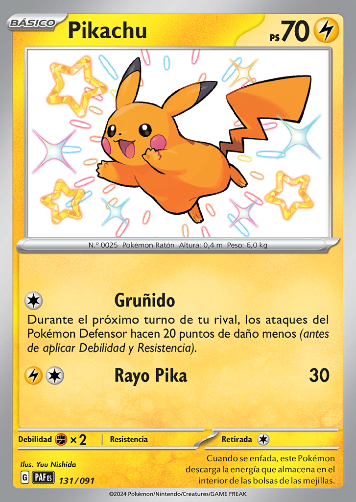 Pikachu Destinos De Paldea Trading Card Game Pok Mon