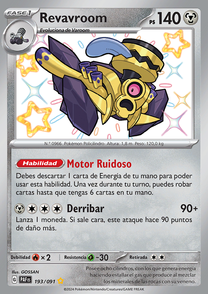 Revavroom Destinos De Paldea Trading Card Game Pok Mon