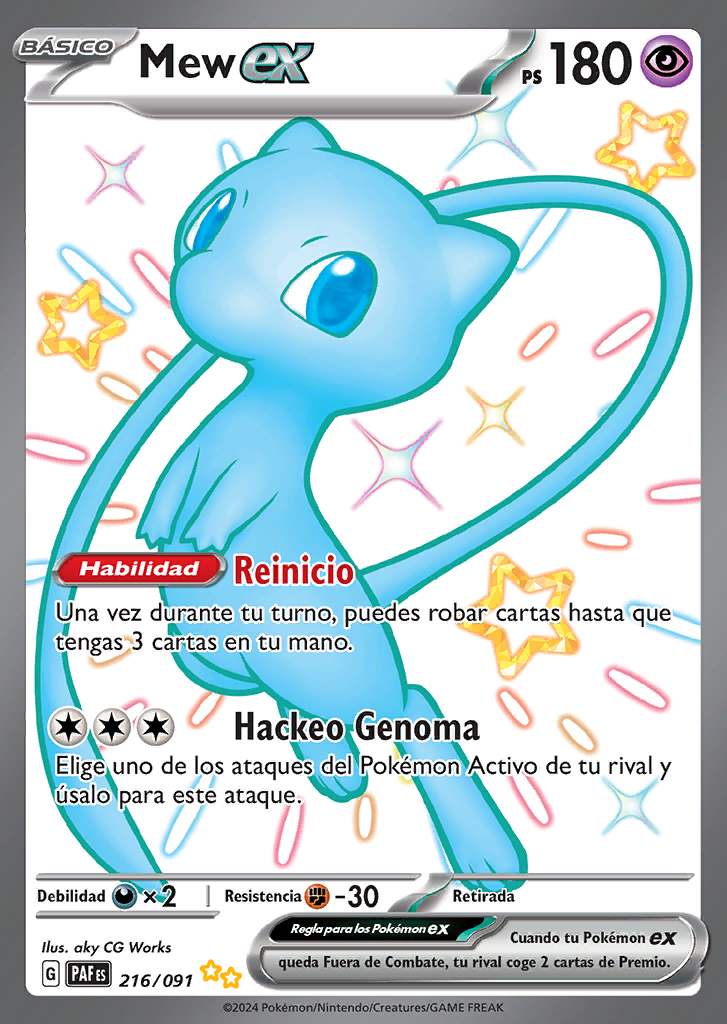 Mew Ex Destinos De Paldea Trading Card Game Pok Mon