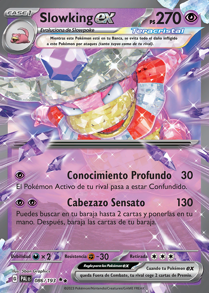 Slowking Ex Evoluciones En Paldea Trading Card Game