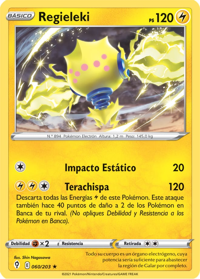 Regieleki Cielos Evolutivos Trading Card Game Pok Mon