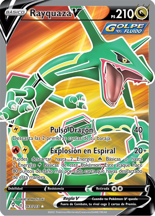 Rayquaza V Cielos Evolutivos Trading Card Game Pok Mon