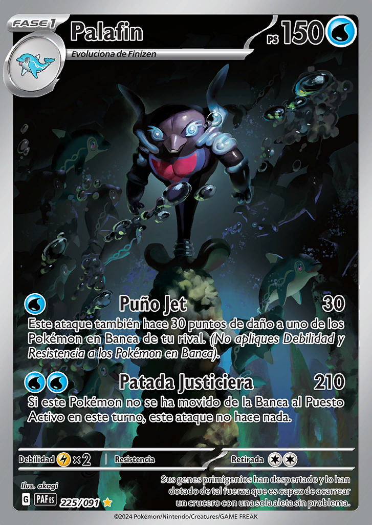 Palafin (225/245) - Destinos de Paldea - Trading Card Game :: Pokémon ...