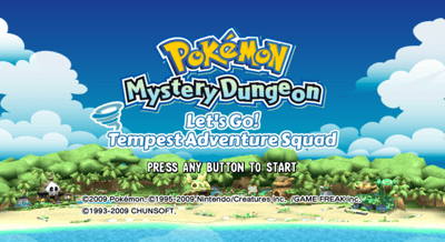Descargar el ROM de Pokémon Mystery Dungeon - Let's Go! Tempest Adventure Squad