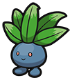 Entrenadores Pokemons - #43 Oddish Oddish es un Pokémon de tipo planta/ veneno introducido en la primera generación. Oddish es un pequeño y muy  común Pokémon que pasa el día bajo tierra dejando