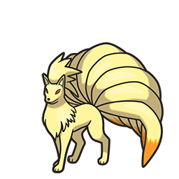 Ninetales - #038 -  Pokédex