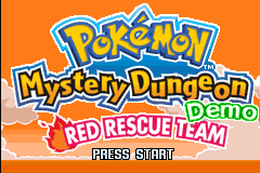 Descargar el ROM de Pokemon Mystery Dungeon - Red Rescue Team DEMO