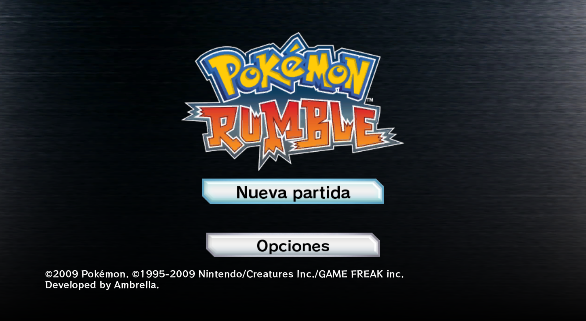 Descargar el ROM de Pokémon Rumble