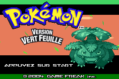 Pokémon - Version Vert Feuille (France)