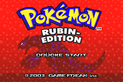 Pokémon - Rubin-Edition (Germany)