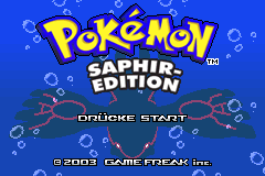 Pokémon - Saphir-Edition (Germany)
