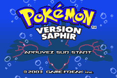 Pokémon - Version Saphir (France)