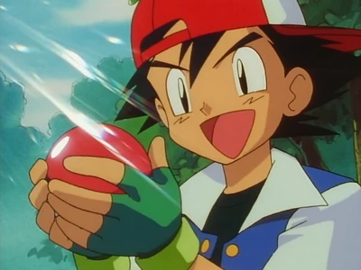 Ash atrapa un Pokémon - ¡Hazte con todos!