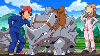 Giving Chase at the Rhyhorn Race! - XY