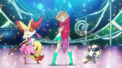 Performing with Fiery Charm! - Kalos Quest