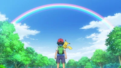 De regenboog en de Pokémon Meester! - Pokémon Ultieme Reizen