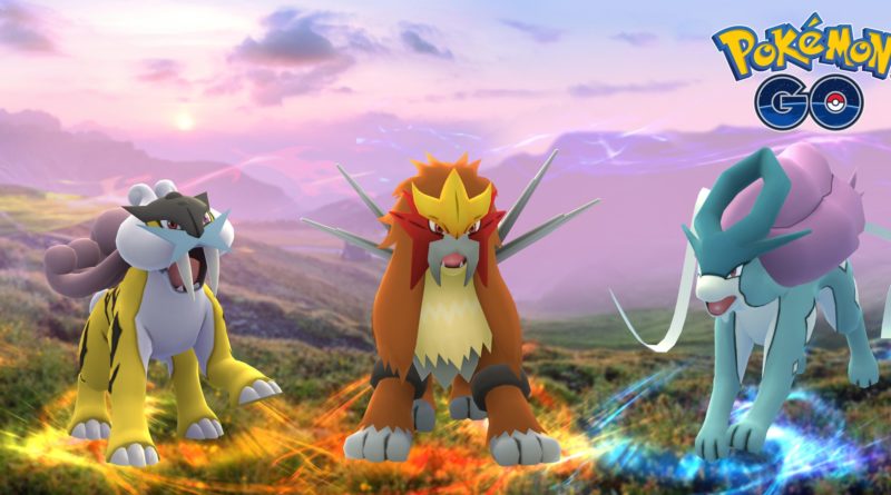Raikou, Entei y Suicune en Pokémon GO
