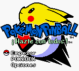 Pokémon Pinball Pantalla Titulo