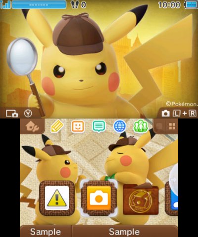 Tema 3DS Detective Pikachu