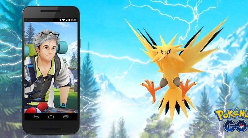 Zapdos regresa a Pokémon GO