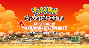 Pokémon Mystery Dungeon - Keep Going! Wildfire Adventure Squad